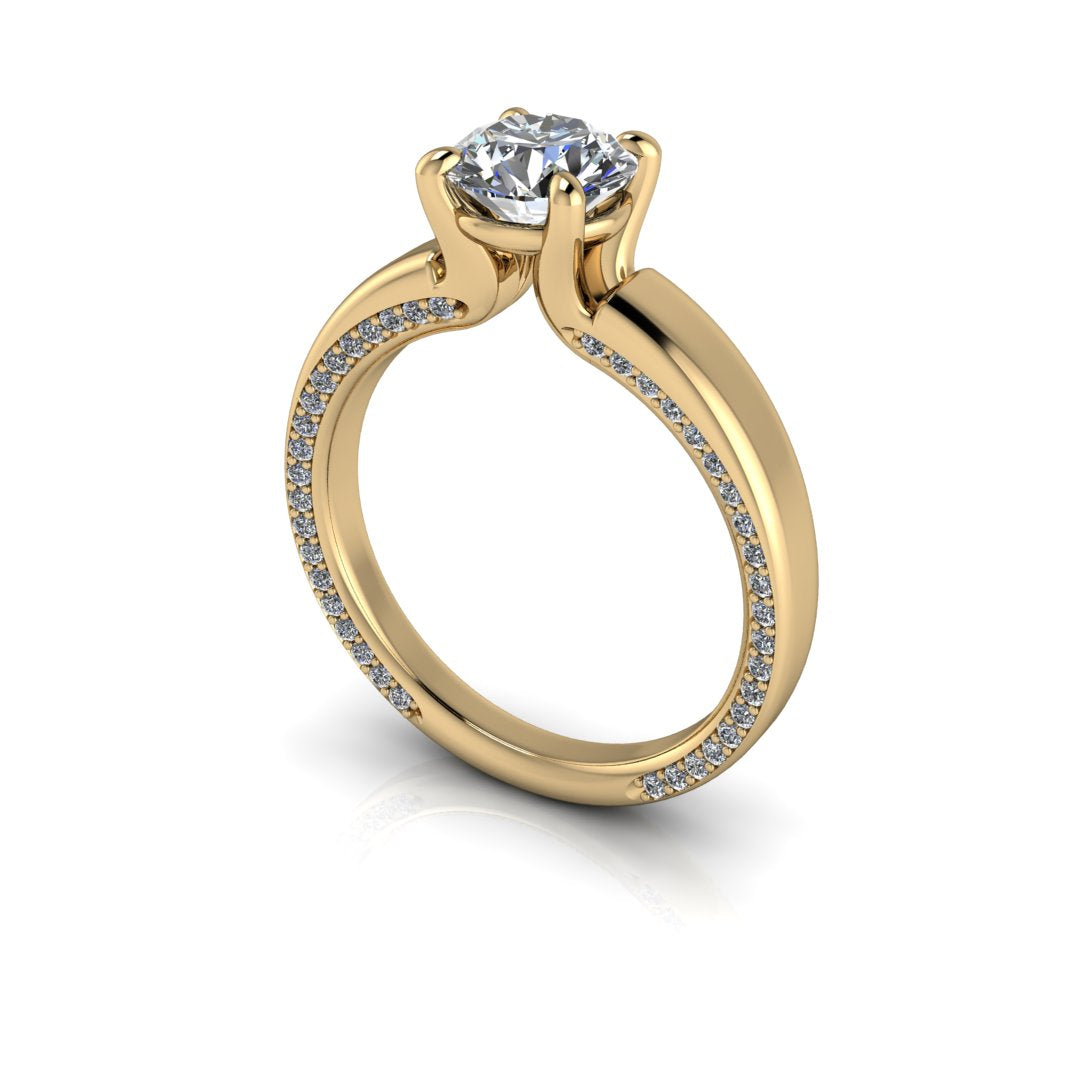 Infinity Spark Engagement Ring