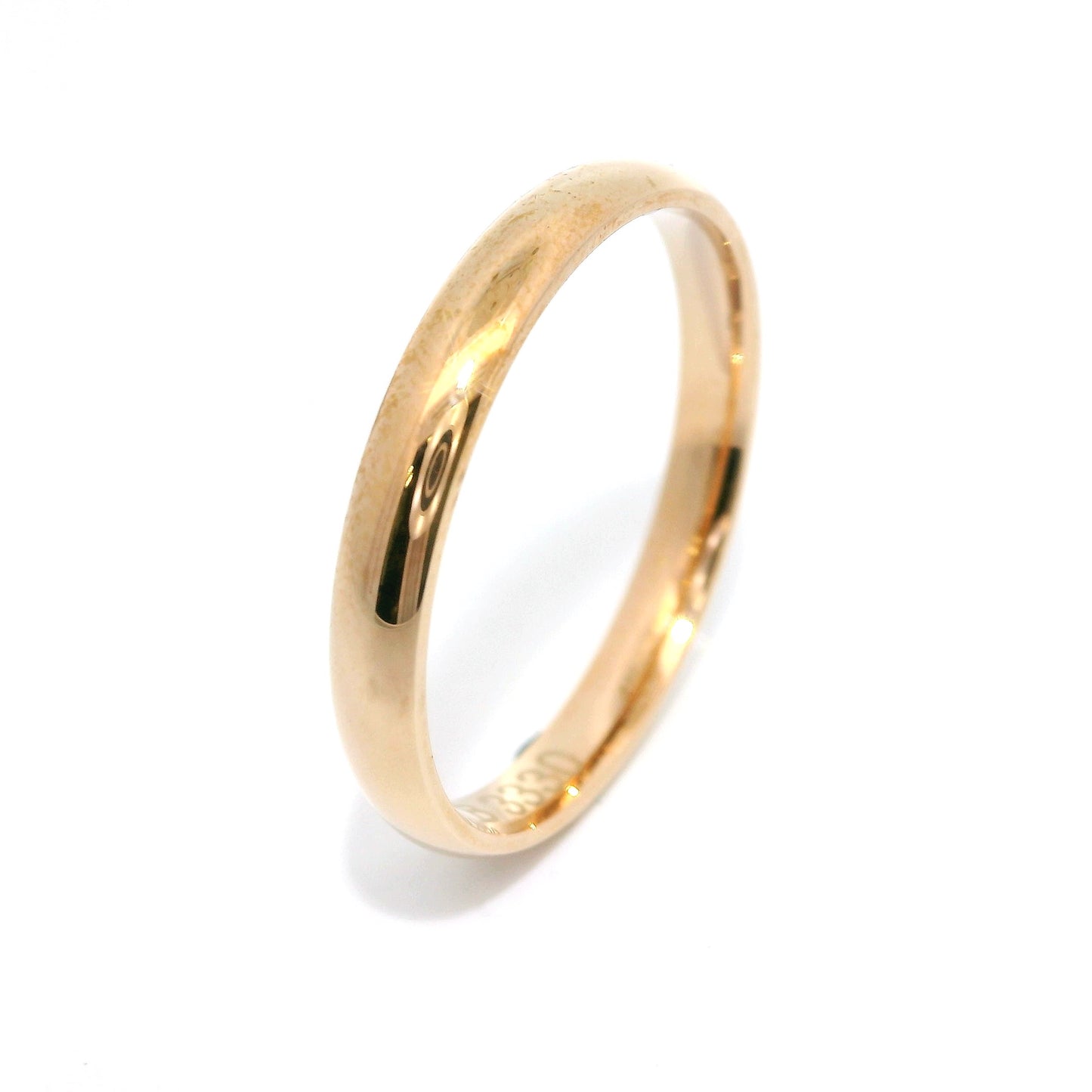 Gold wedding ring - Timeless elegance for her and him - B-3330