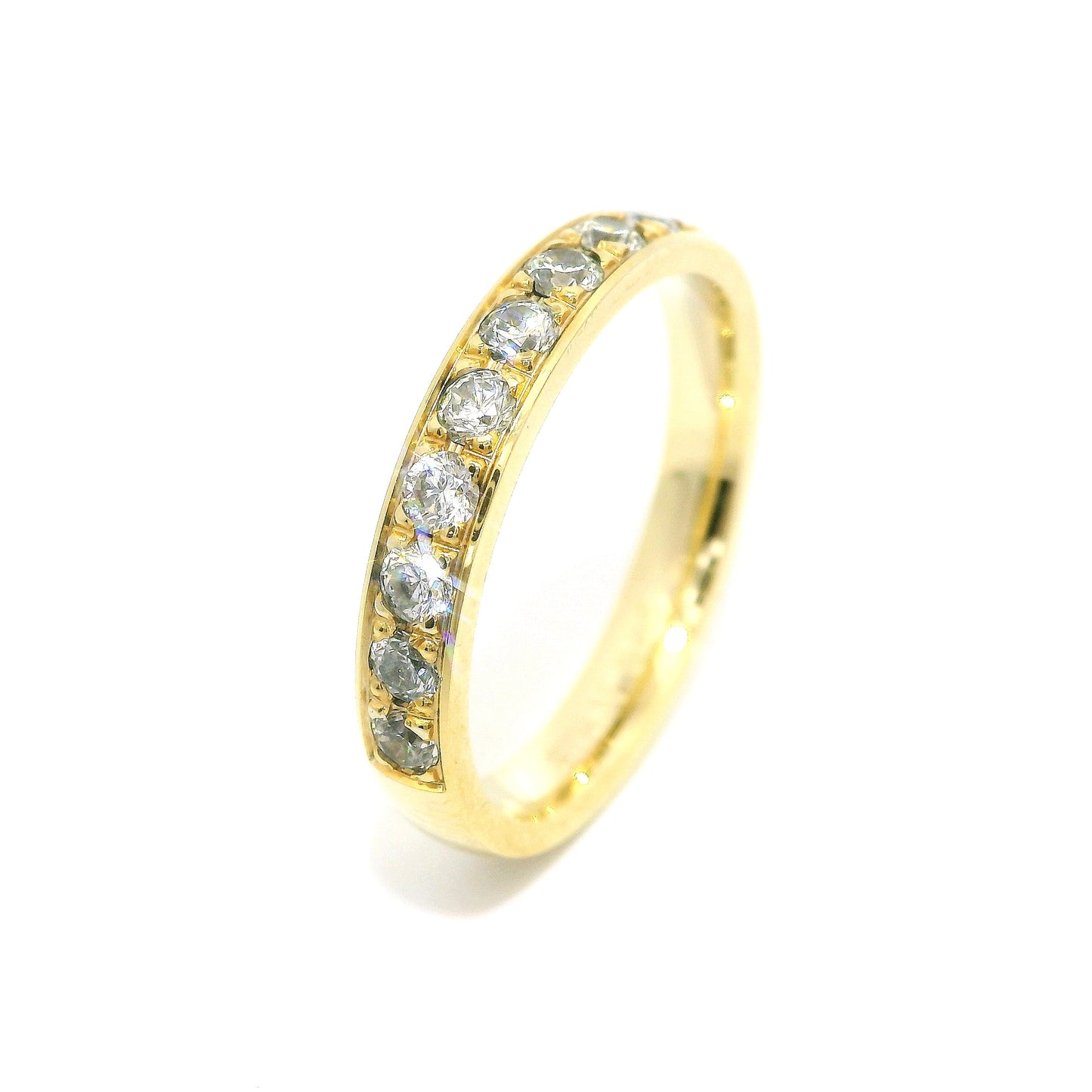 Women's wedding ring with stones ETH-N 0.05