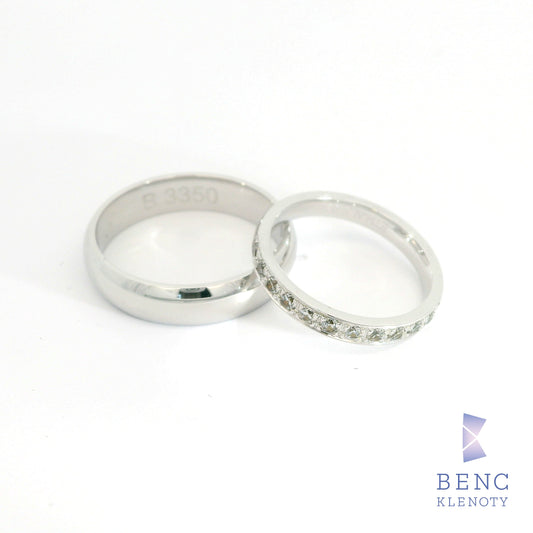 Gold wedding ring - Timeless elegance for her and him B-3350