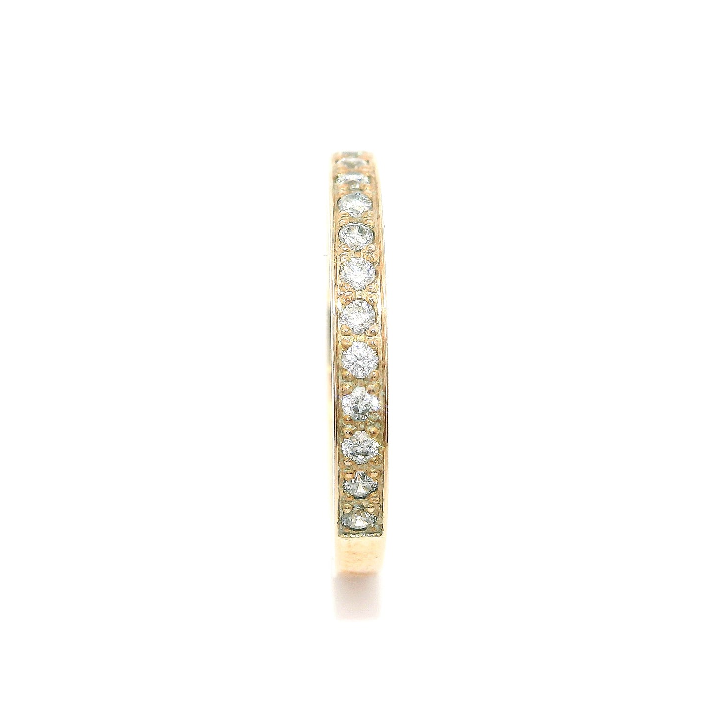 Women's wedding ring with stones ETH-M 0.015