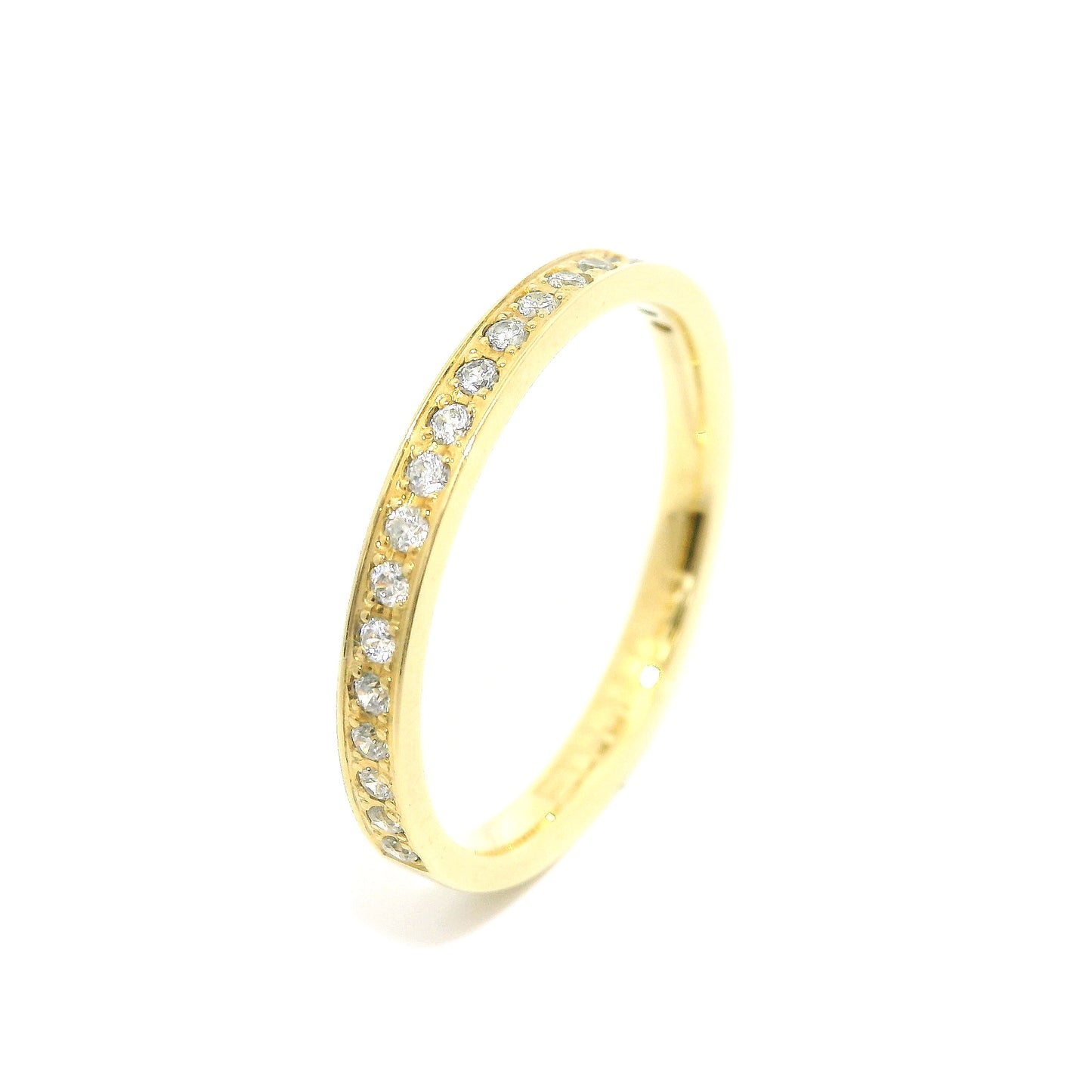 Women's wedding ring with stones ETH-M 0.01