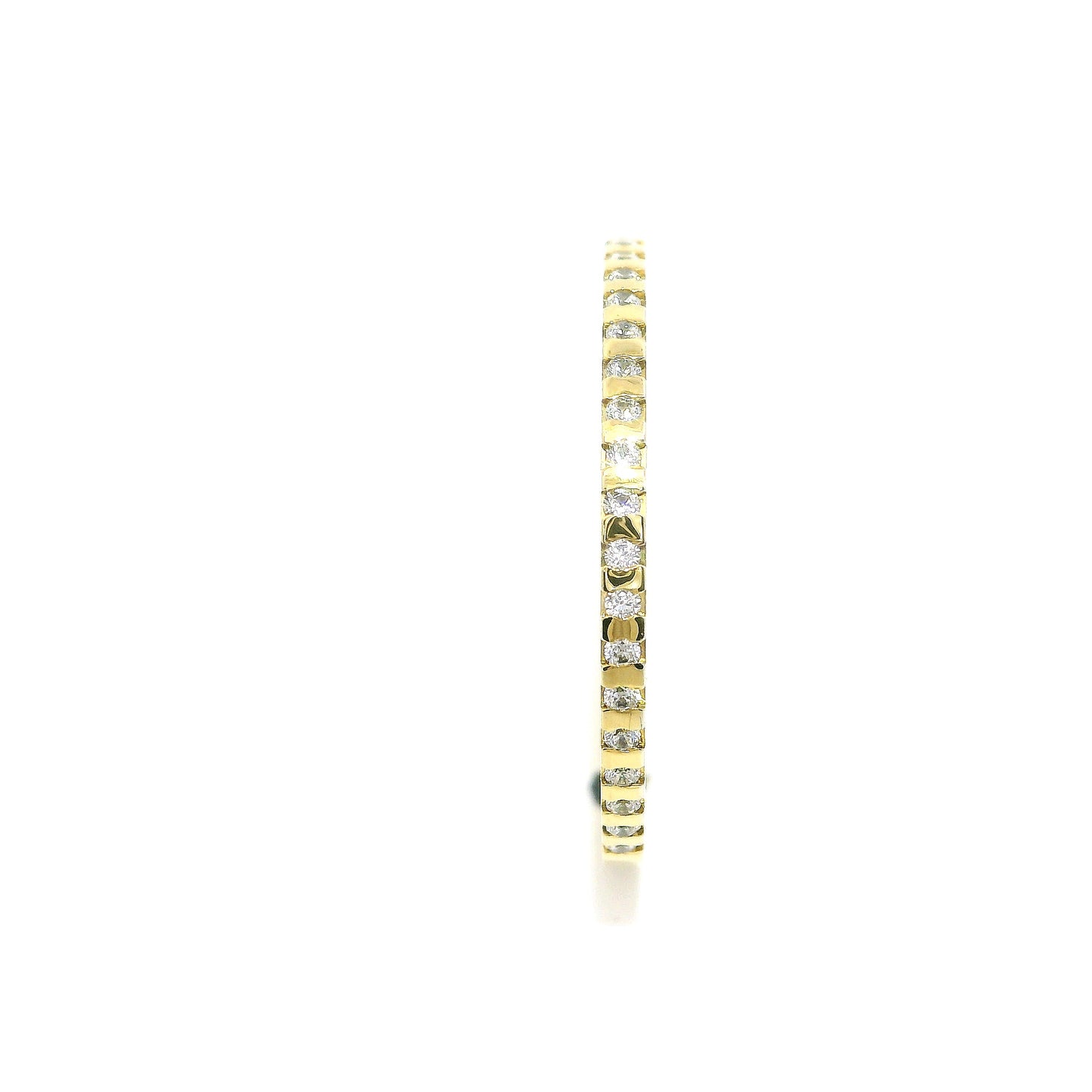 Women's wedding ring with stones ETH-BAR 0.005