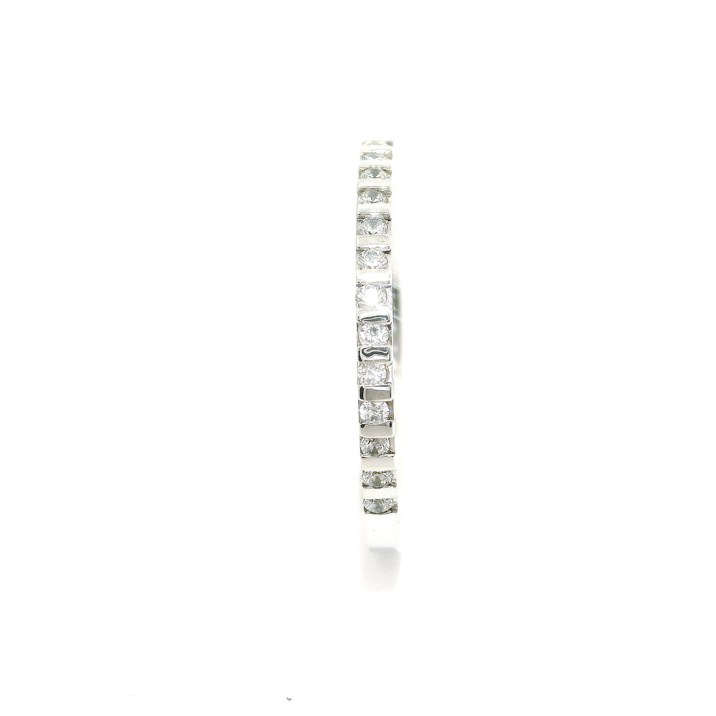 Women's wedding ring with stones ETH-BAR 0.01