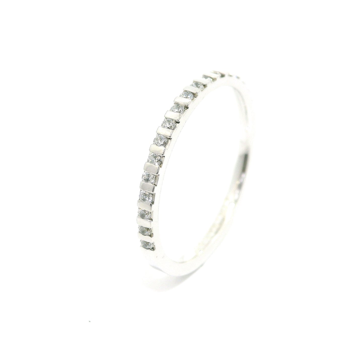 Women's wedding ring with stones ETH-BAR 0.01