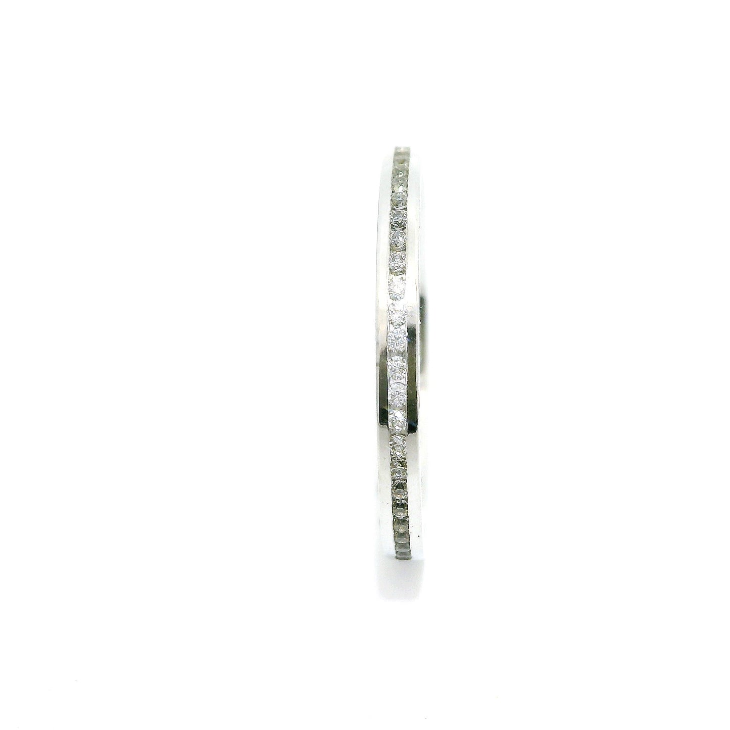 Women's wedding ring with stones ETH-L 0.005