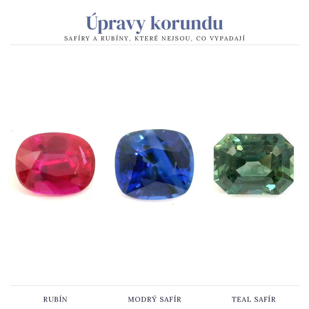 Úpravy korundu: Safíry a rubíny, které nejsou tím, čím vypadají - Kompletní průvodce (2026)