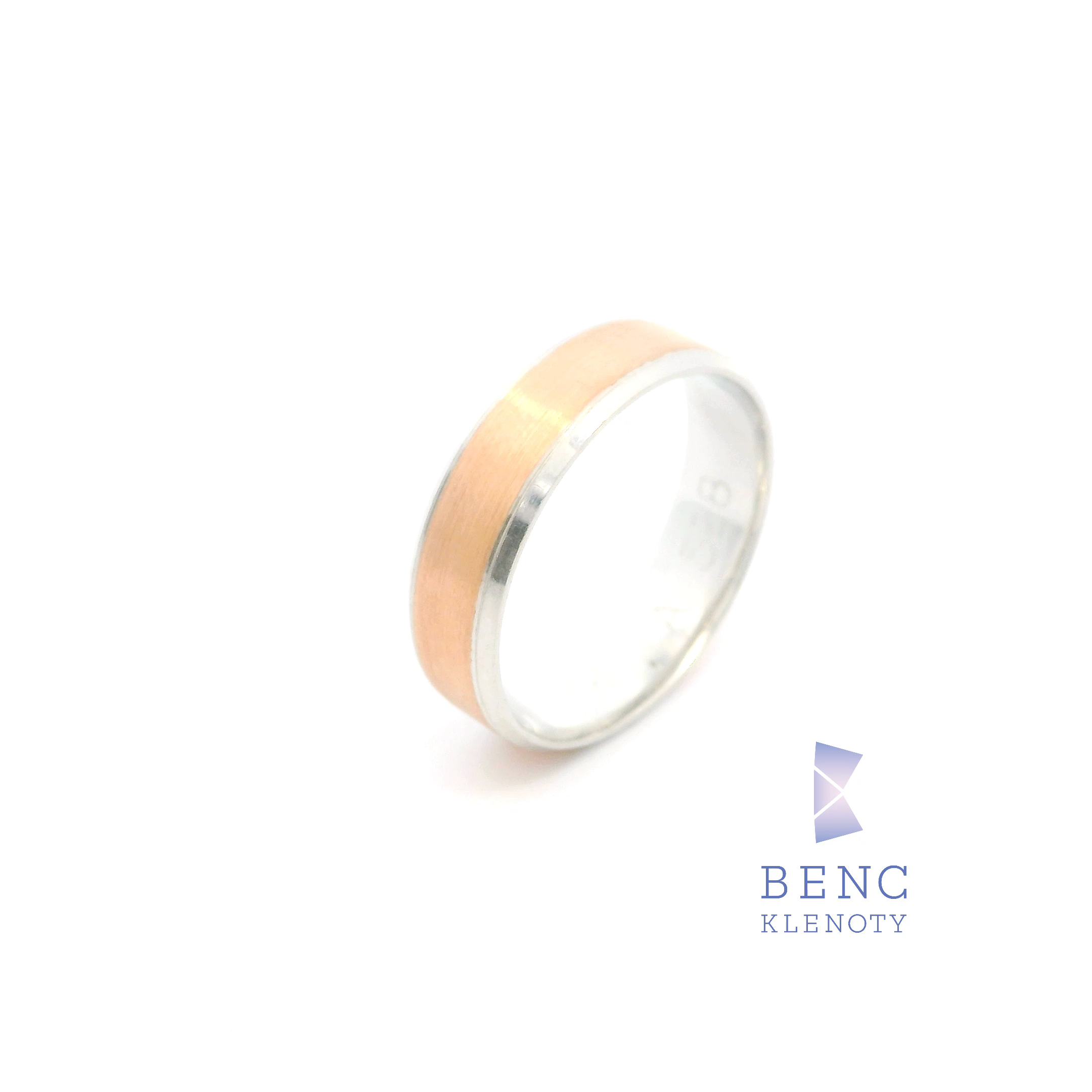 Pánské snubní kombinované zlato