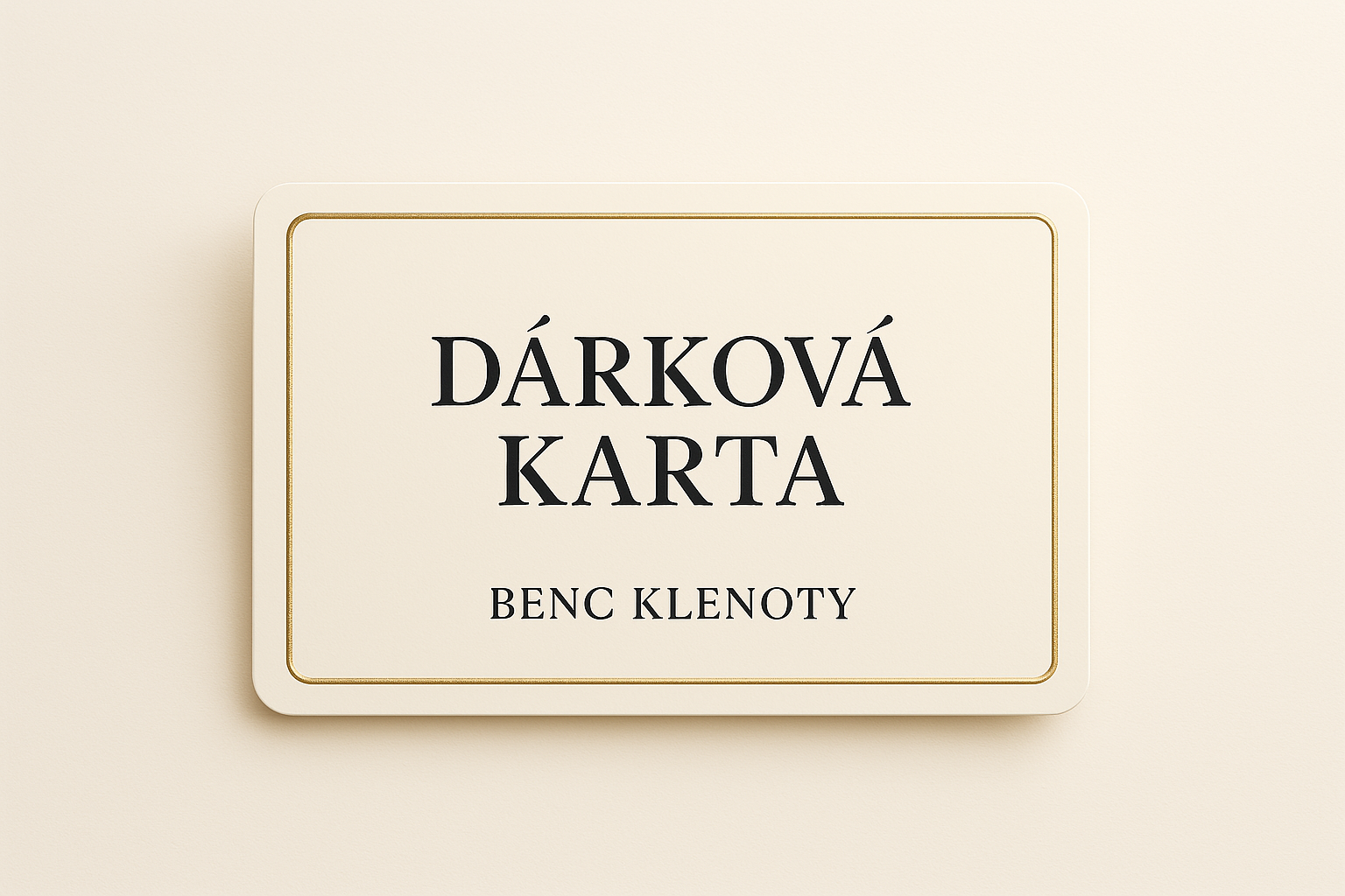 DÁRKOVÁ KARTA