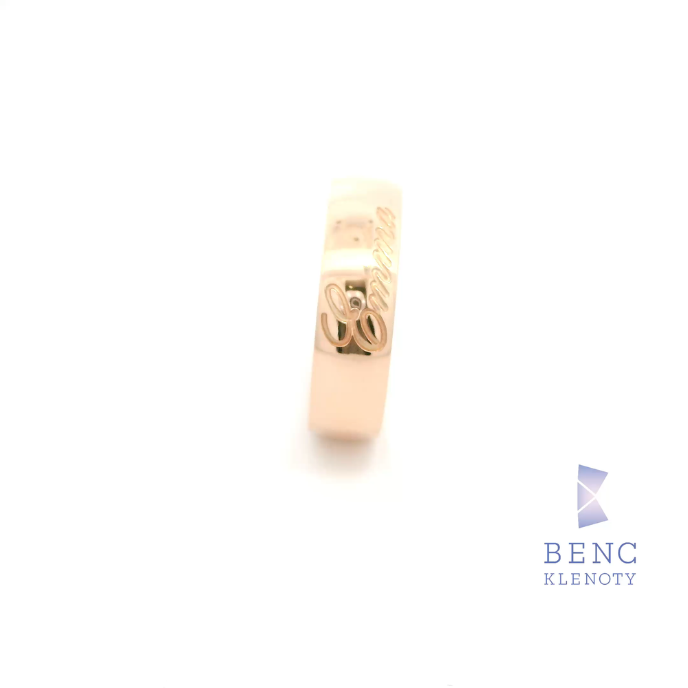 Pánský snubní prsten ze zlata 14K | Nadčasový design | R173-P