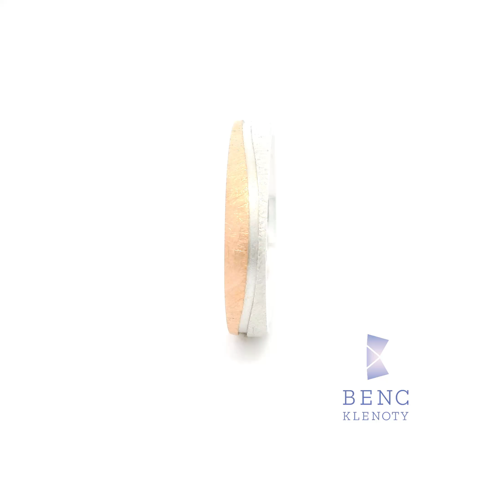 Pánský snubní prsten ze zlata 14K | Nadčasový design | L136-P