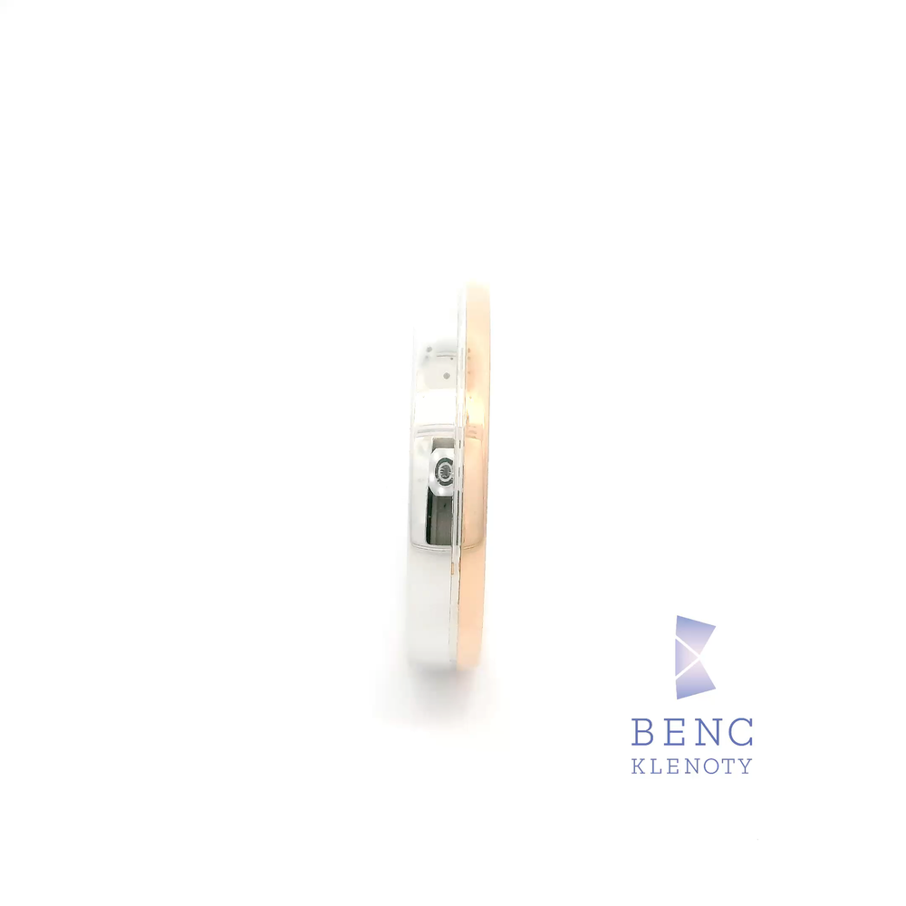 Pánský snubní prsten ze zlata 14K | Nadčasový design | L3-P