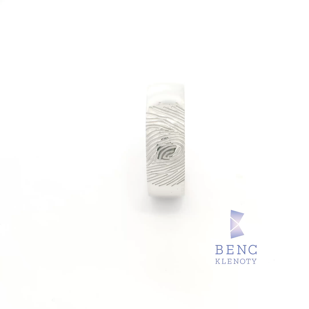 Dámský snubní prsten ze zlata 14K | Nadčasový design | A719