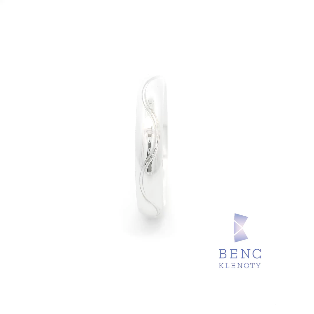 Pánský snubní prsten ze zlata 14K | Nadčasový design | R311-P