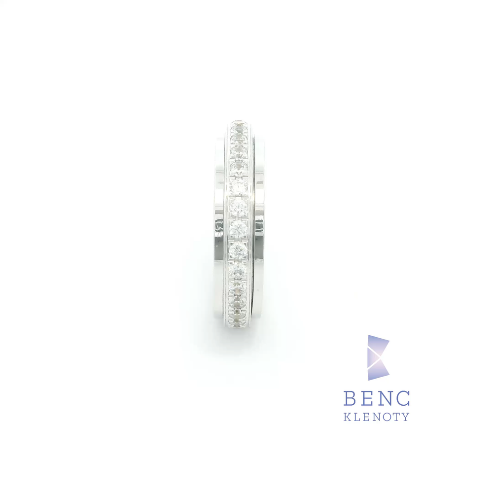 Dámský snubní prsten ze zlata 14K | Nadčasový design | A606