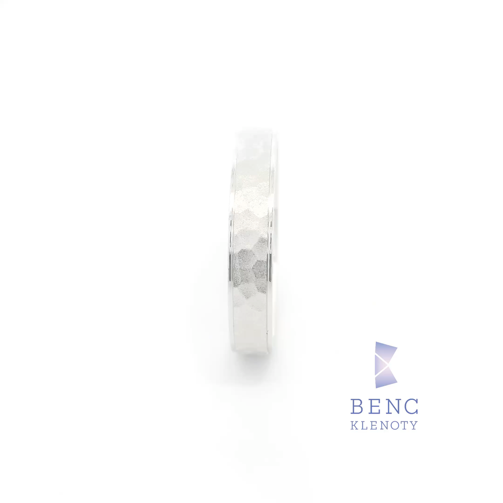 Pánský snubní prsten ze zlata 14K | Nadčasový design | A764-P