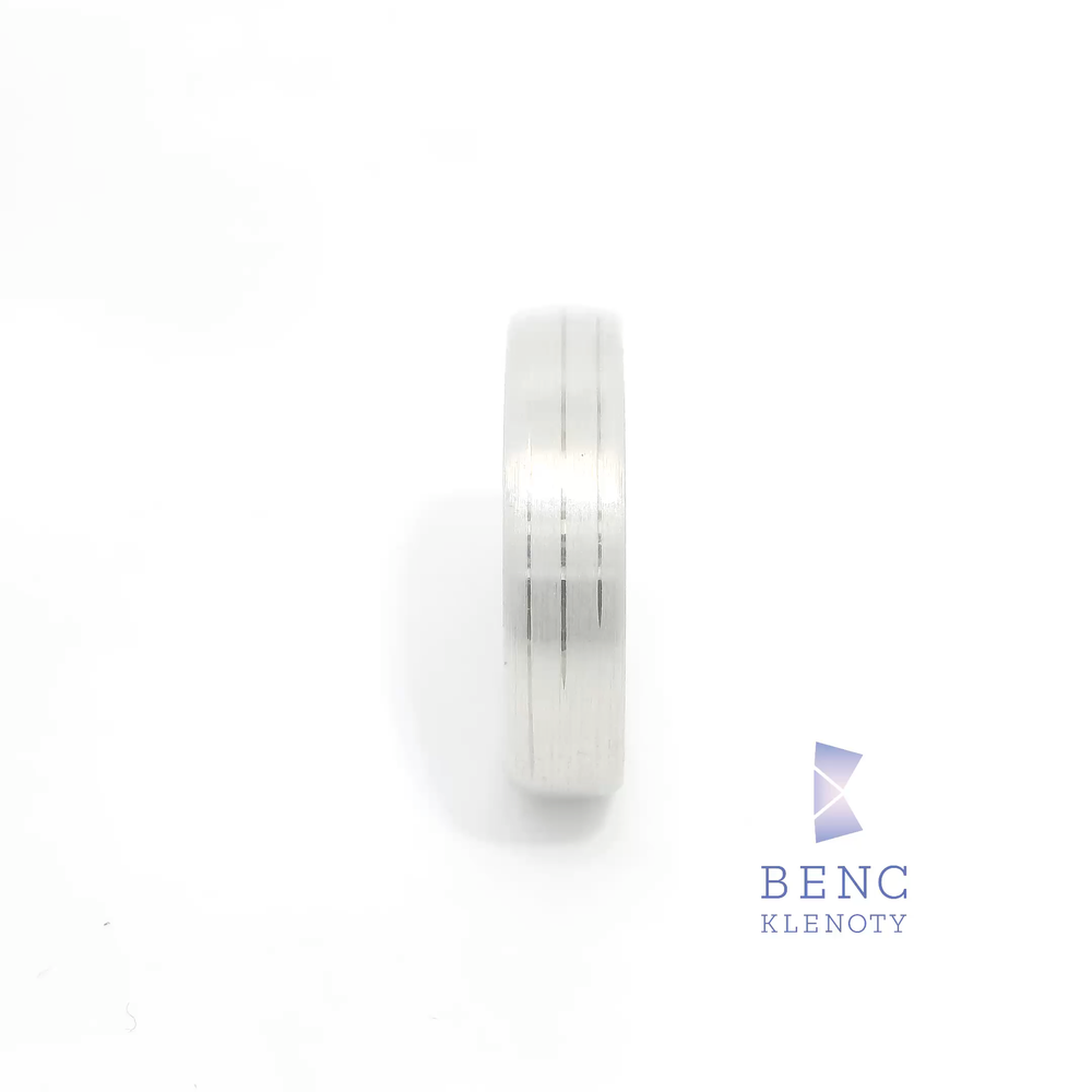 Pánský snubní prsten ze zlata 14K | Nadčasový design | R354-P