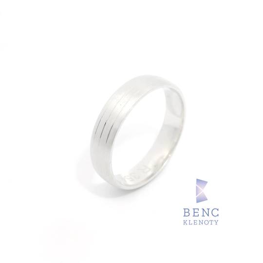 Pánský snubní prsten ze zlata 14K | Nadčasový design | R354-P