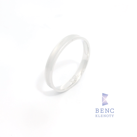 Pánský snubní prsten ze zlata 14K | Nadčasový design | B3-P