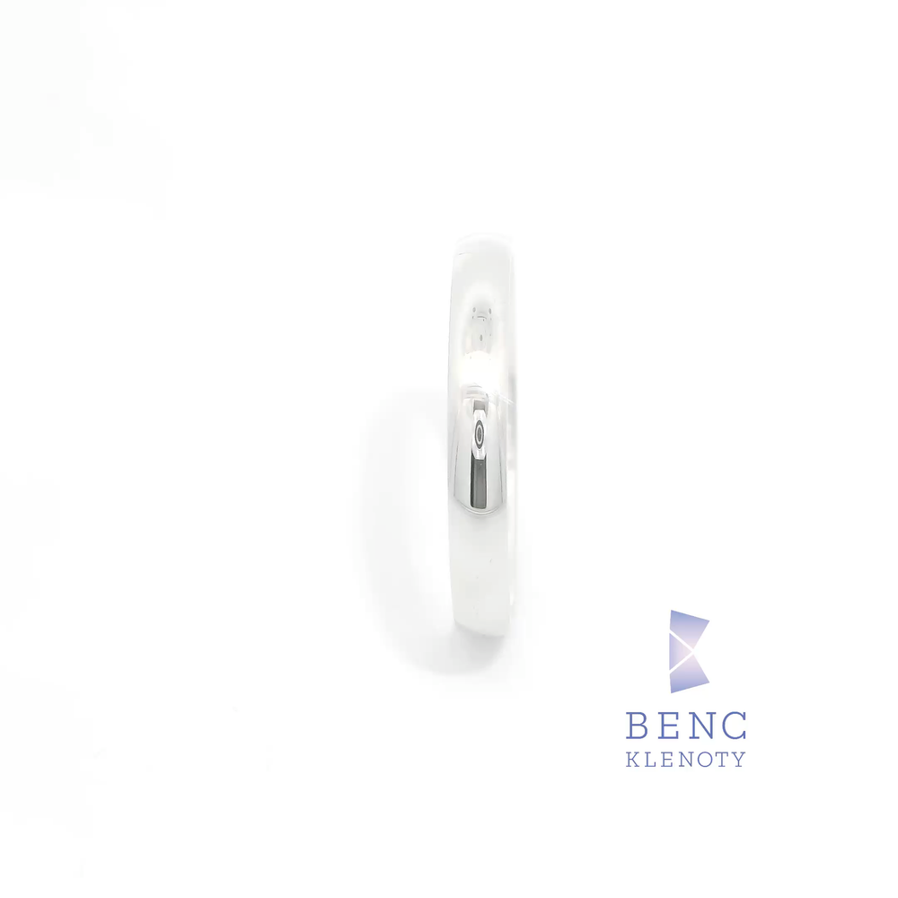 Pánský snubní prsten ze zlata 14K | Nadčasový design | R449-P