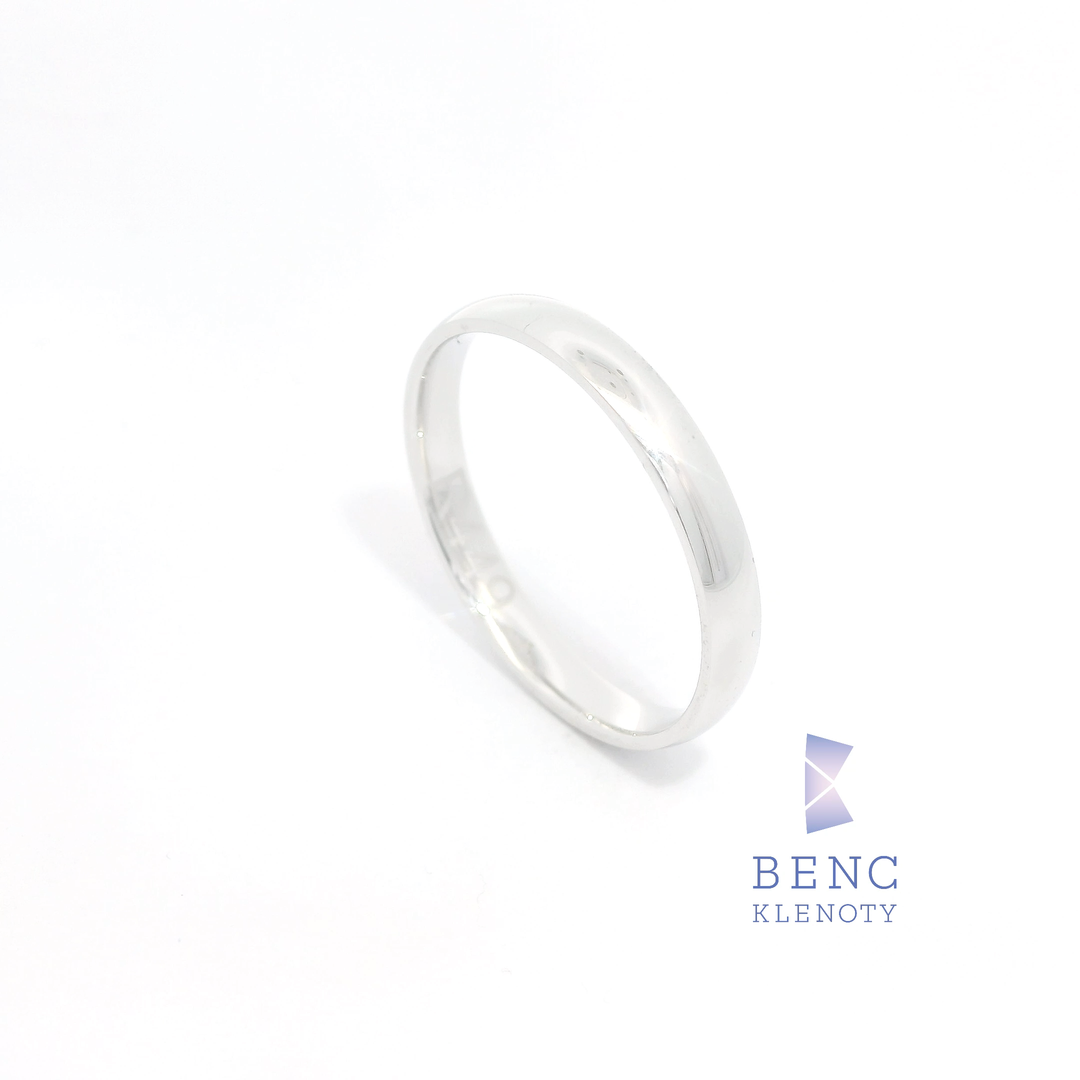 Pánský snubní prsten ze zlata 14K | Nadčasový design | R449-P