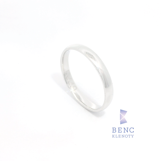 Pánský snubní prsten ze zlata 14K | Nadčasový design | R449-P