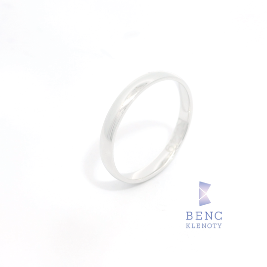Pánský snubní prsten ze zlata 14K | Nadčasový design | R449-P