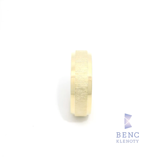 Dámský snubní prsten ze zlata 14K | Nadčasový design | P3