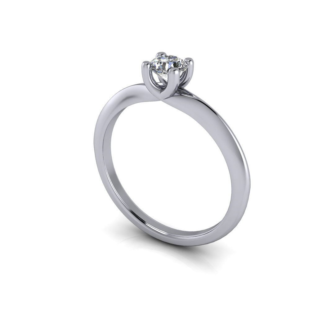 Zásnubní zlatý prsten s diamantem - Eternal Promise