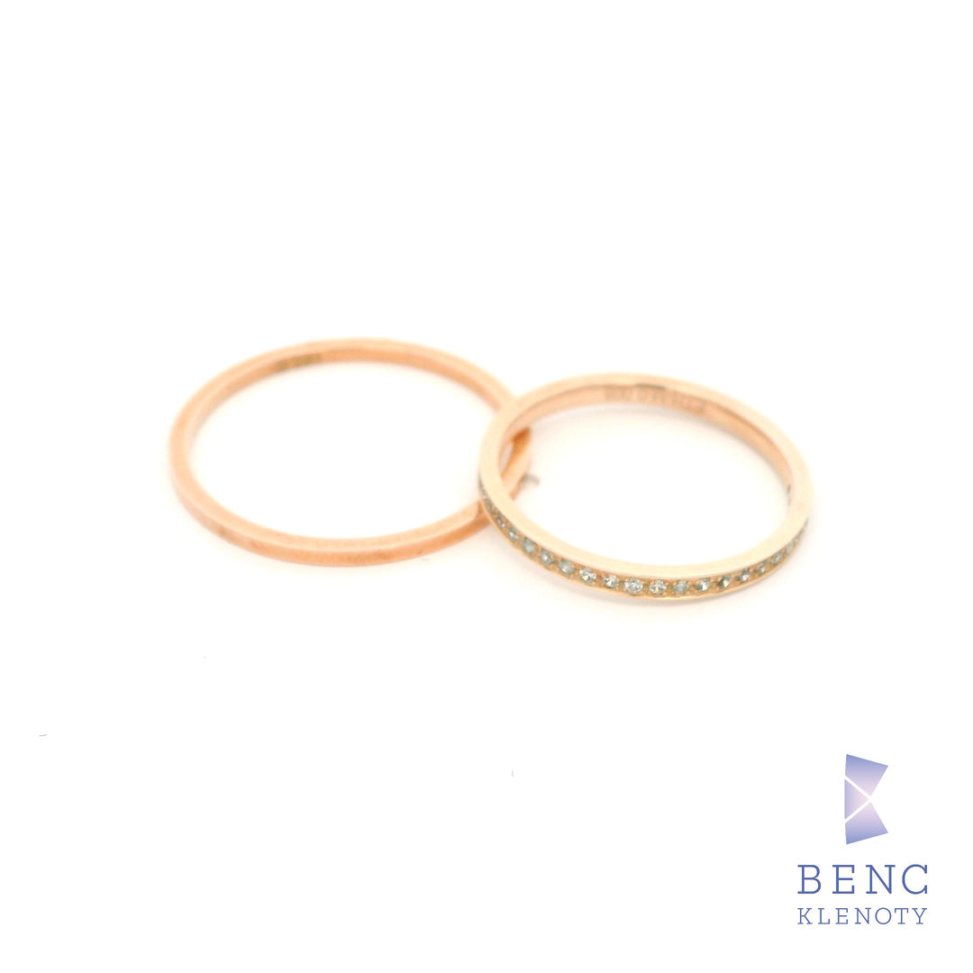 Zlatý snubní prsten - Nadčasová elegance pro ni i pro něj - B-281