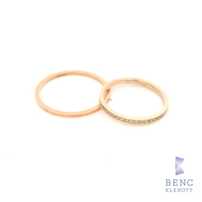 Gold wedding ring - Timeless elegance for her and him - B-281