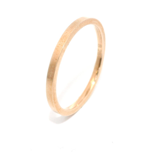 Gold wedding ring - Timeless elegance for her and him - B-284