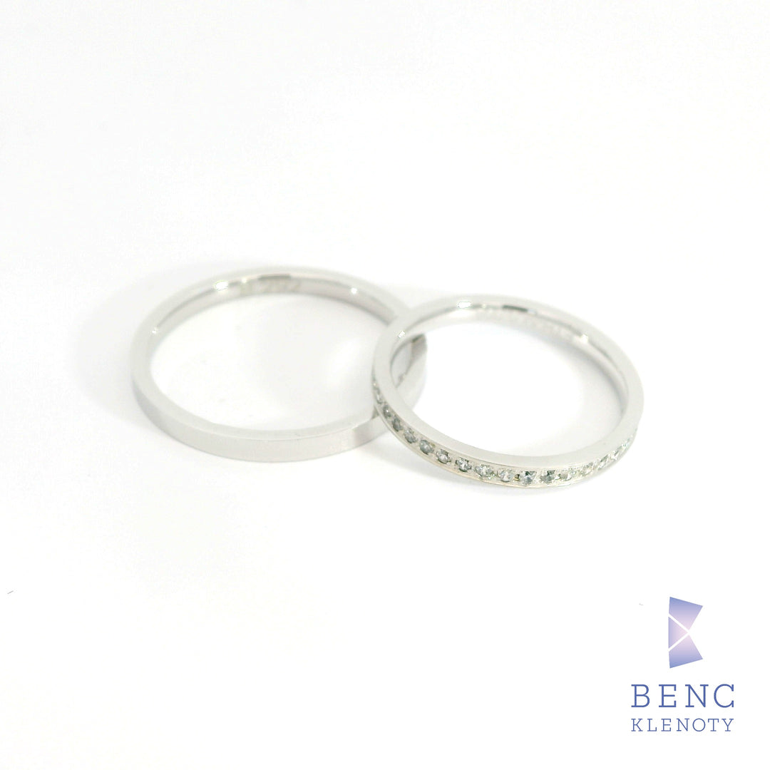 Zlatý snubní prsten - Nadčasová elegance pro ni i pro něj - B-292