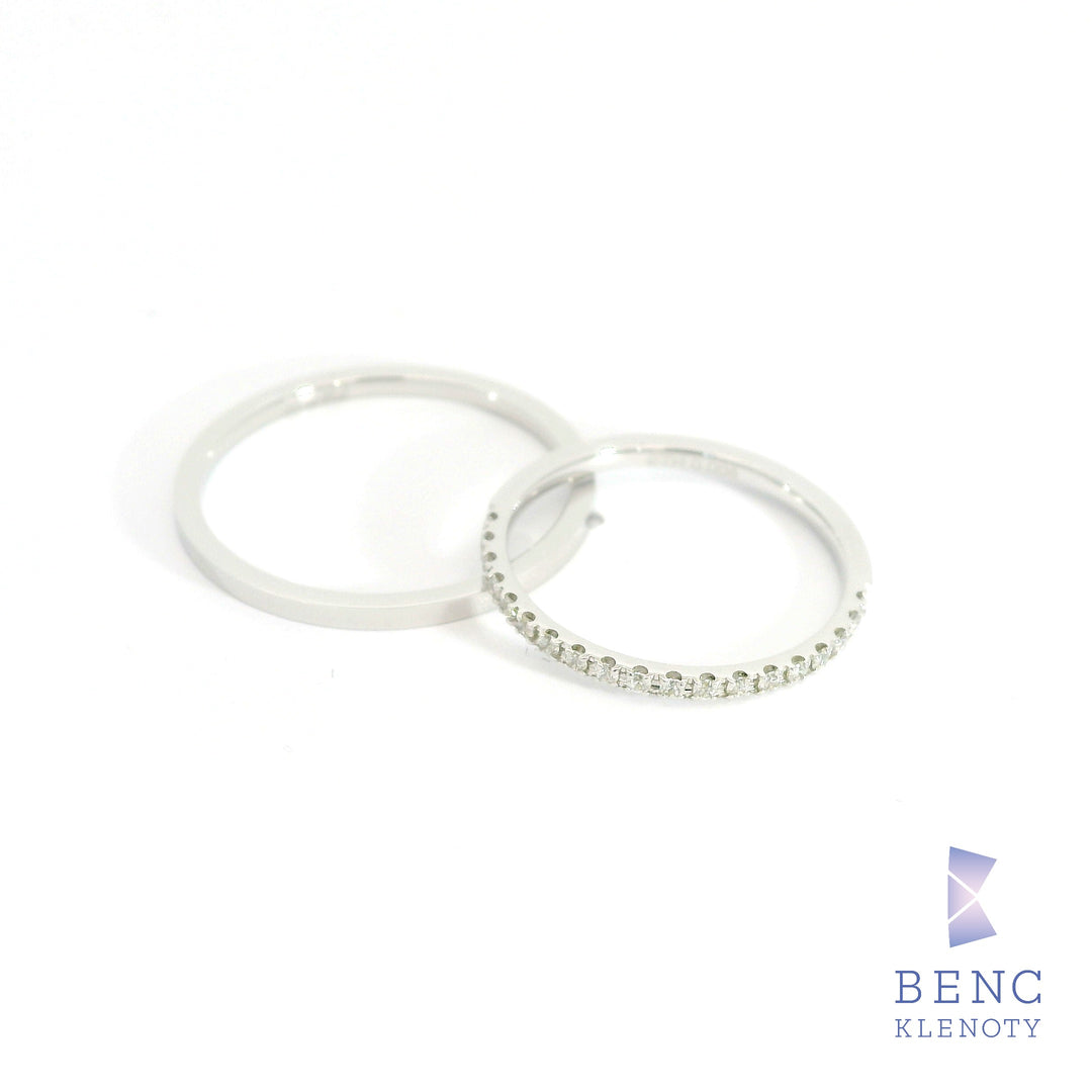 Zlatý snubní prsten - Nadčasová elegance pro ni i pro něj - B-282