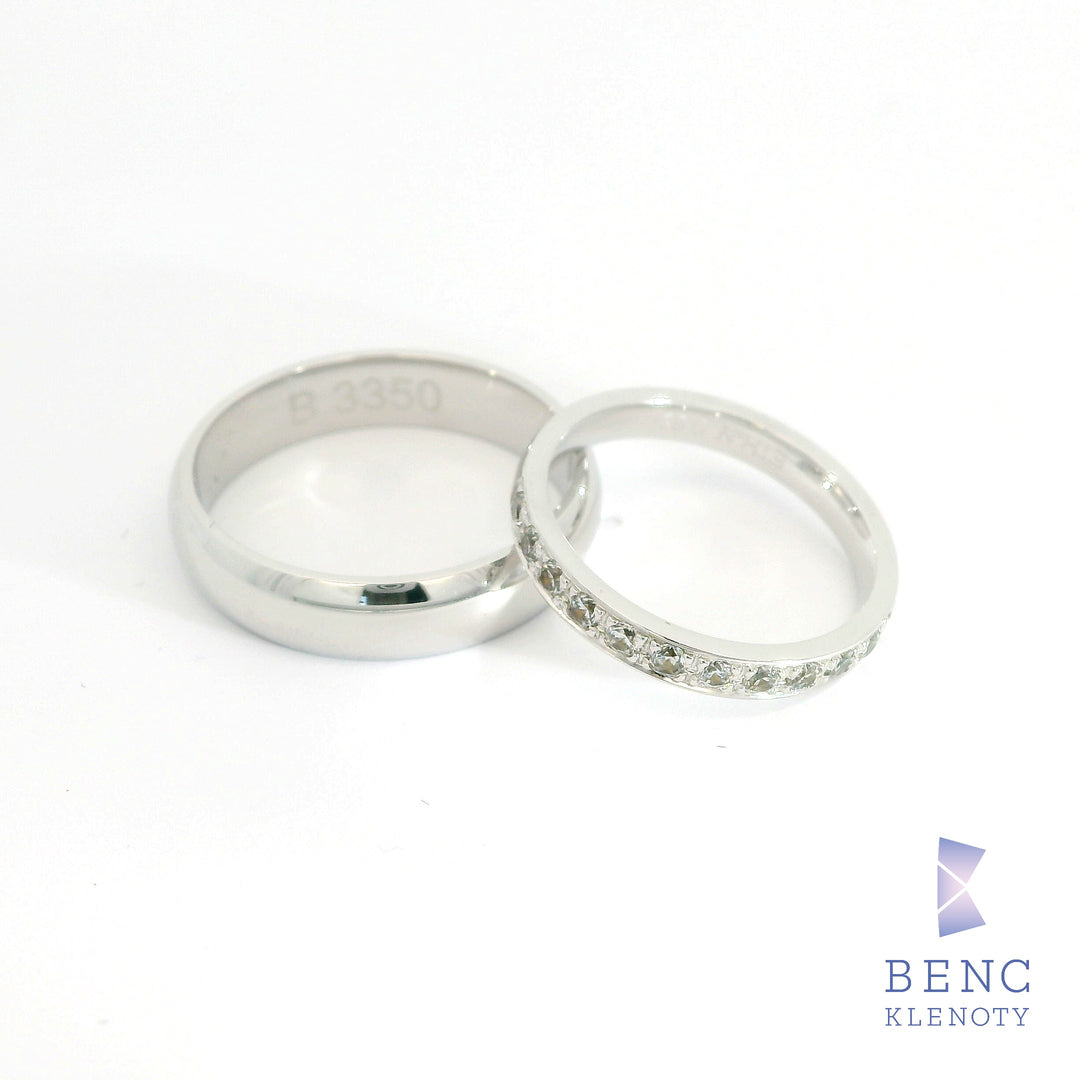 Zlatý snubní prsten - Nadčasová elegance pro ni i pro něj B-3350