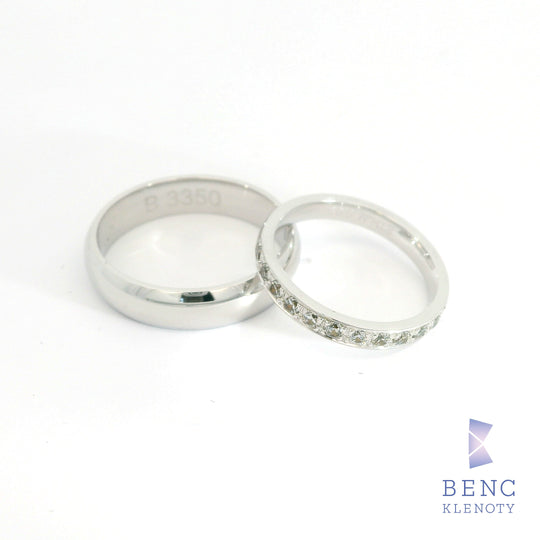 Zlatý snubní prsten - Nadčasová elegance pro ni i pro něj B-3350