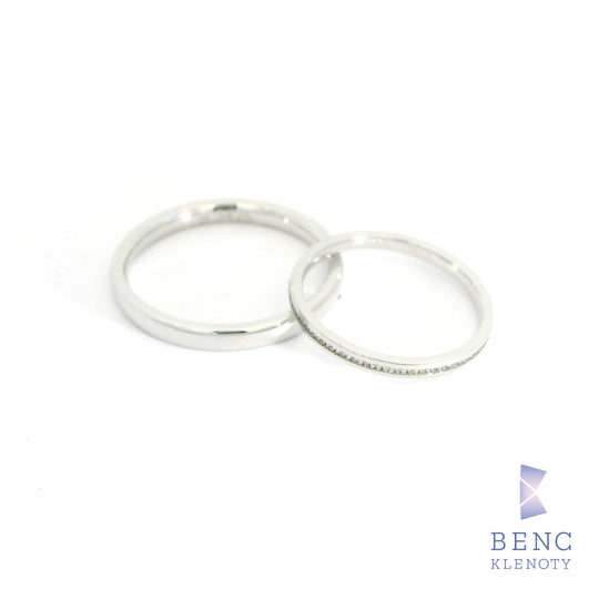 Zlatý snubní prsten - Nadčasová elegance pro ni i pro něj B-3425