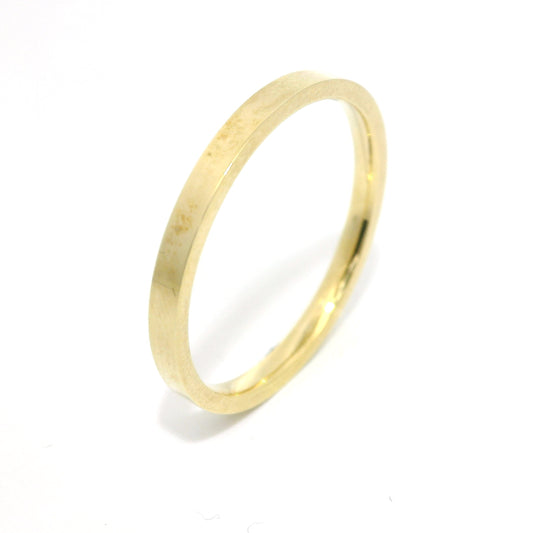 Gold wedding ring - Timeless elegance for her and him - B-293