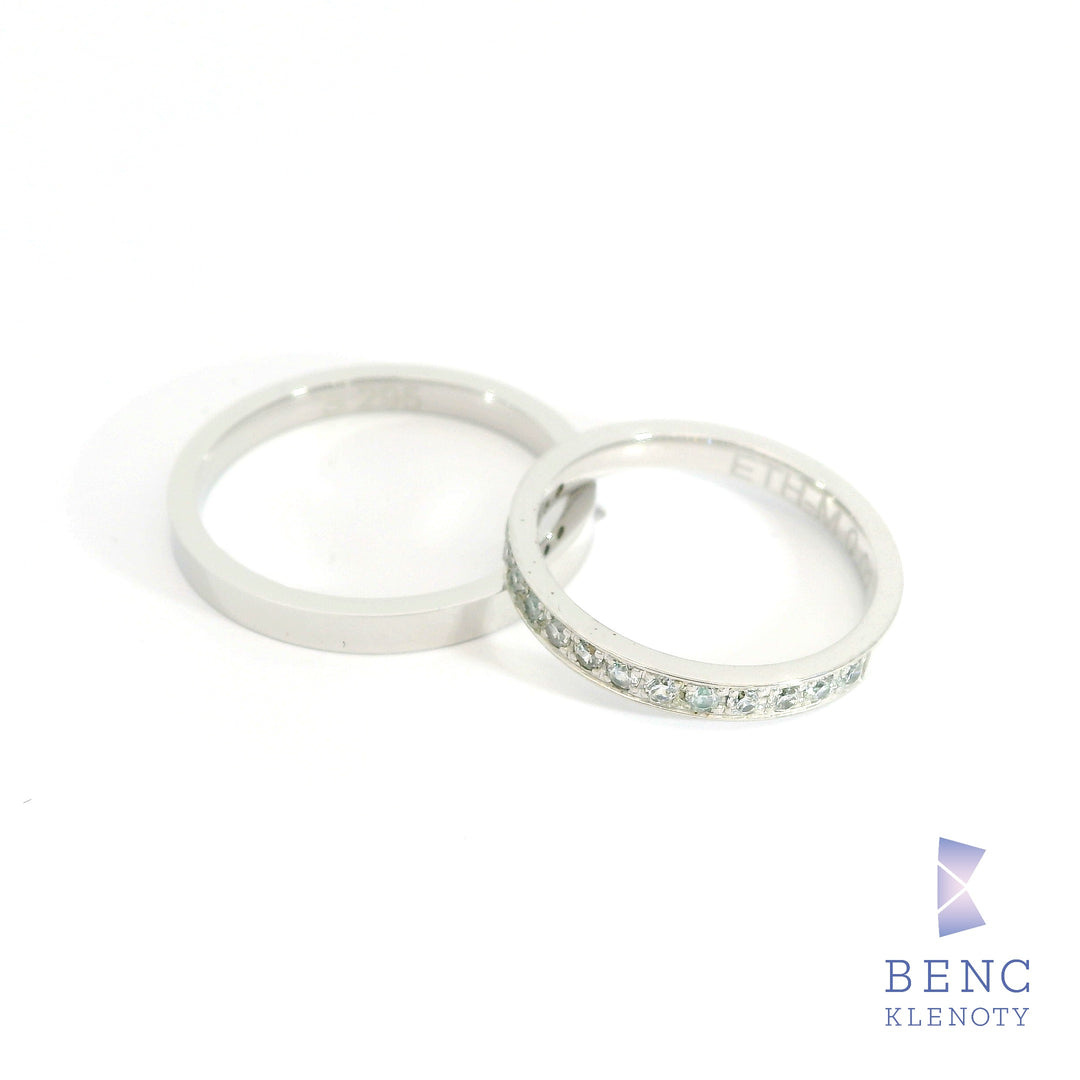 Zlatý snubní prsten - Nadčasová elegance pro ni i pro něj - B-295