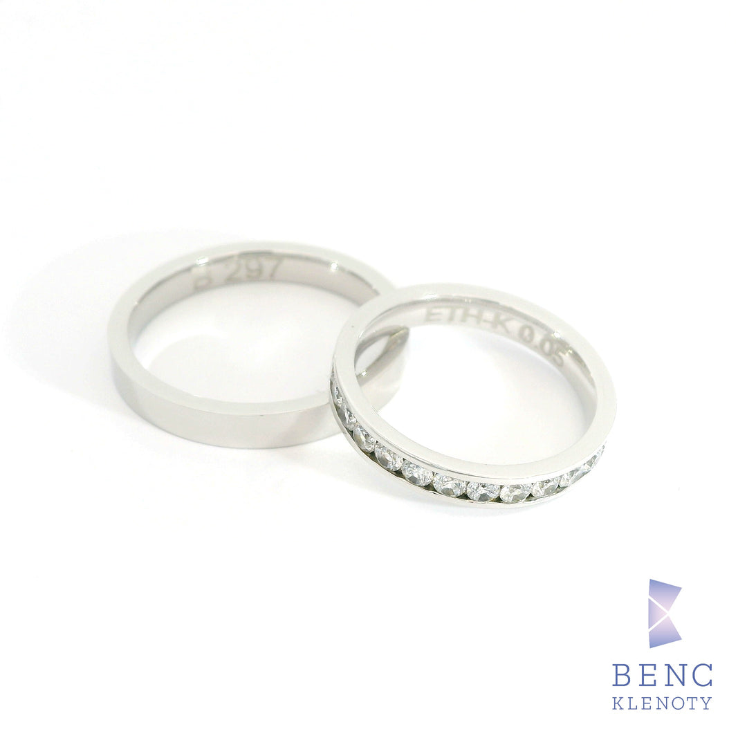 Zlatý snubní prsten - Nadčasová elegance pro ni i pro něj - B-297