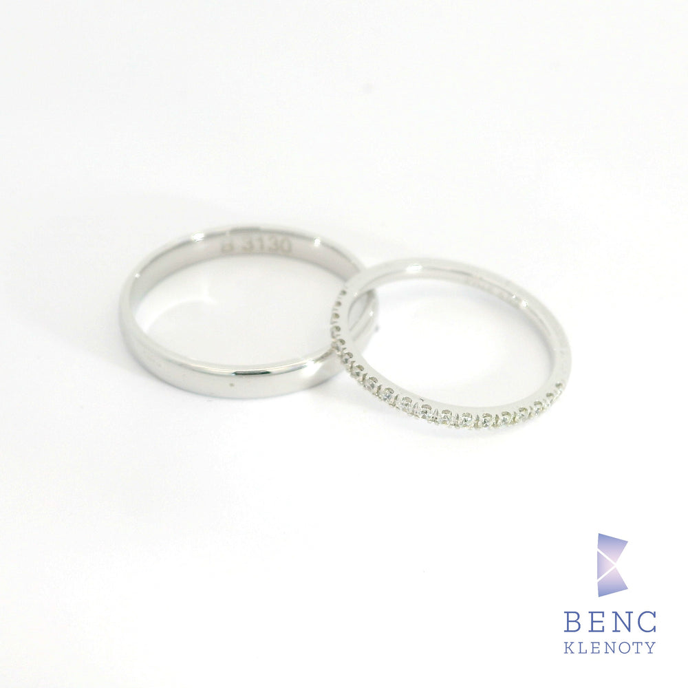 Zlatý snubní prsten - Nadčasová elegance pro ni i pro něj - B-3130