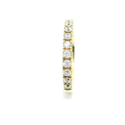 Women's wedding ring with stones ETH-E 0.03