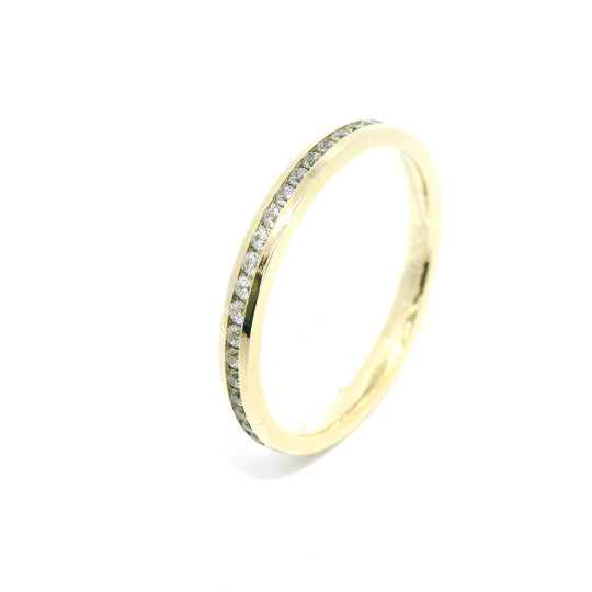 Dámský snubní prsten s kameny ETH-L 0,008