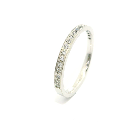 Dámský snubní prsten s kameny ETH-M 0,008