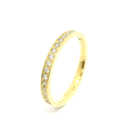 Dámský snubní prsten s kameny ETH-M 0,01