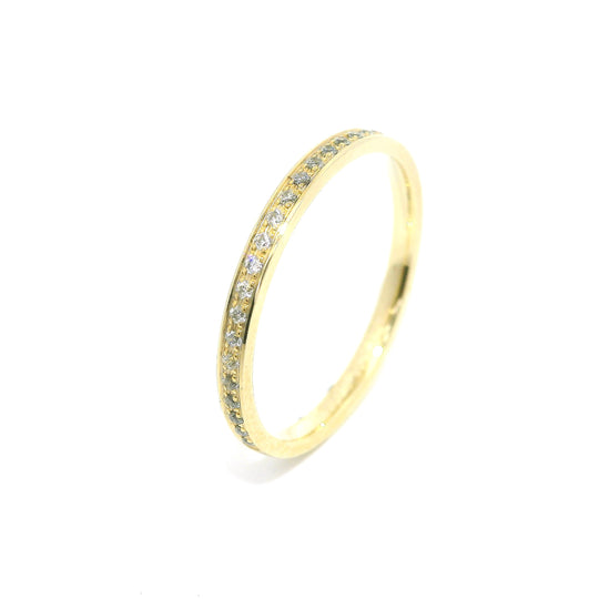 Dámský snubní prsten s kameny ETH-N 0,005