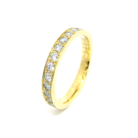 Dámský snubní prsten s kameny ETH-M 0,03