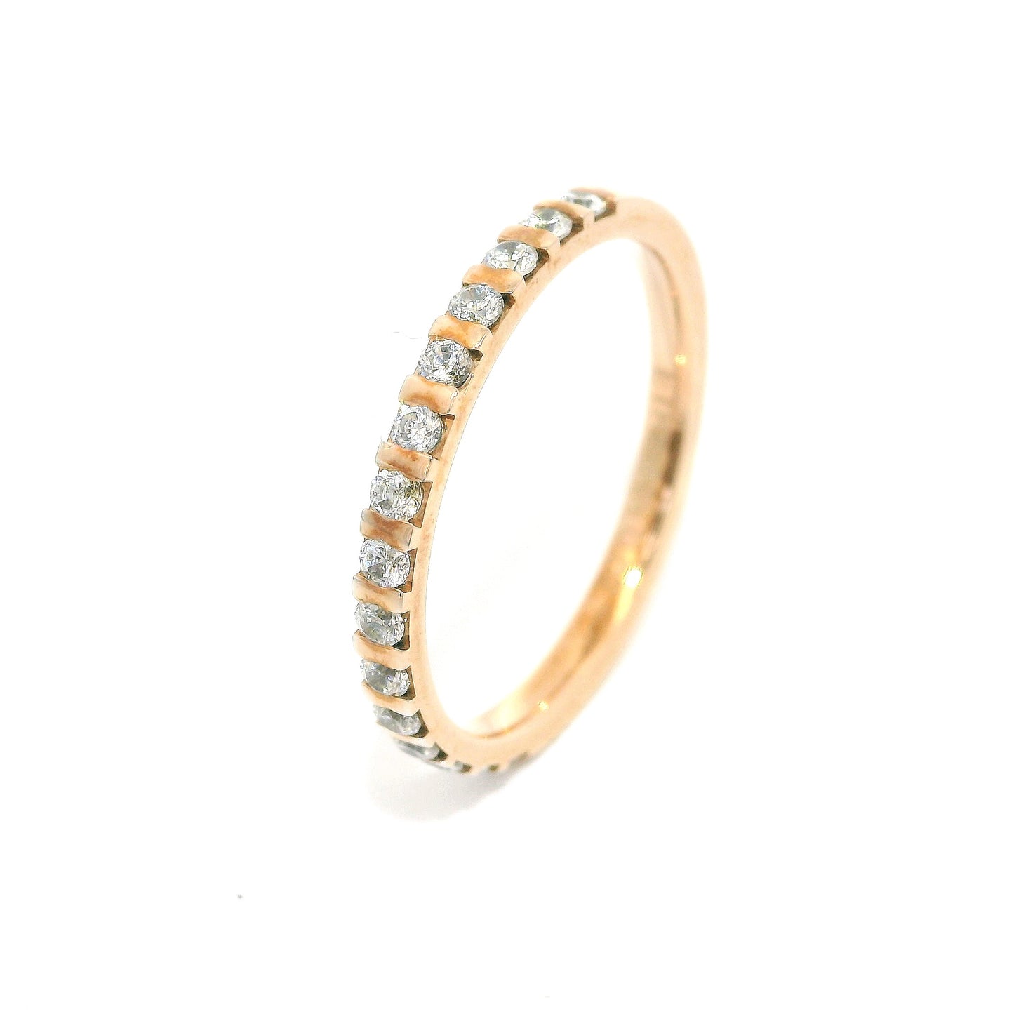 Women's wedding ring with stones ETH-BAR 0.02