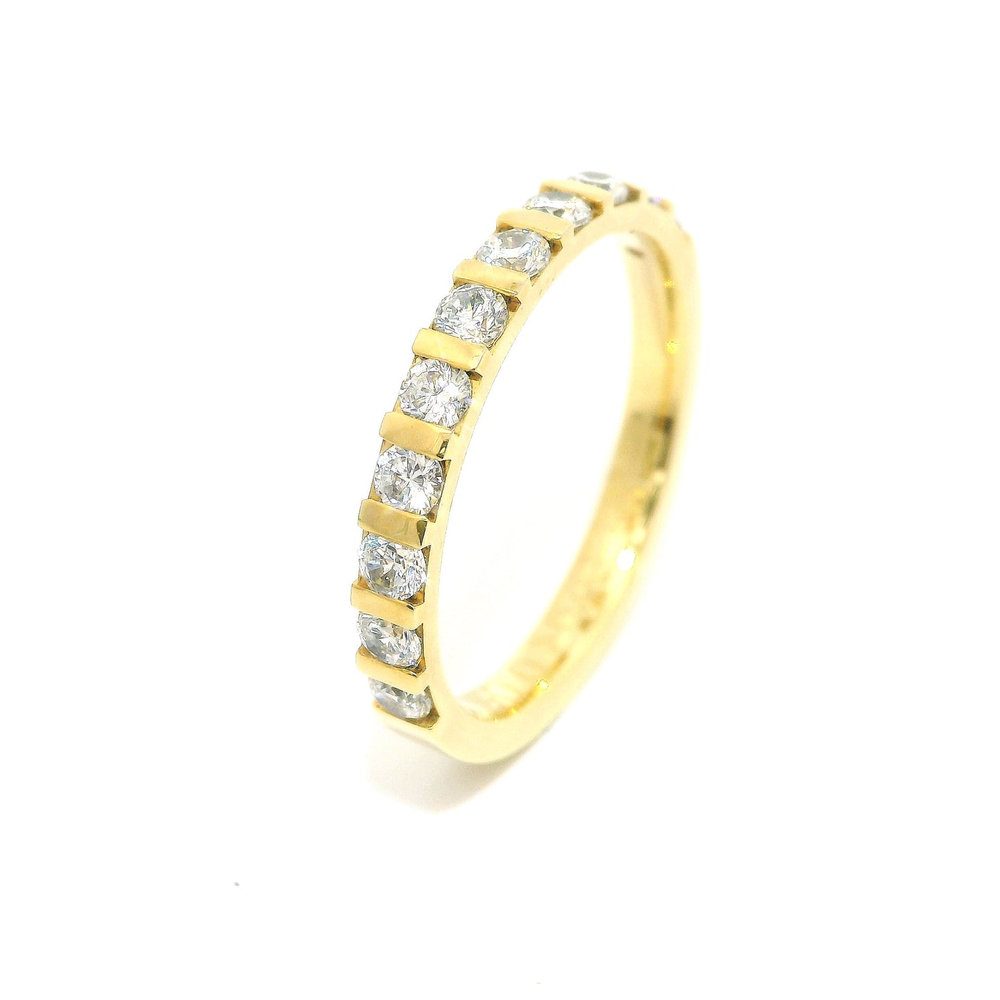 Women's wedding ring with stones ETH-BAR 0.05