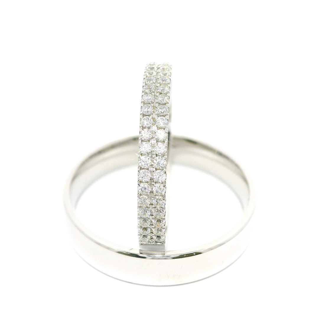 Dámský snubní prsten s kameny ETH-D 0,008